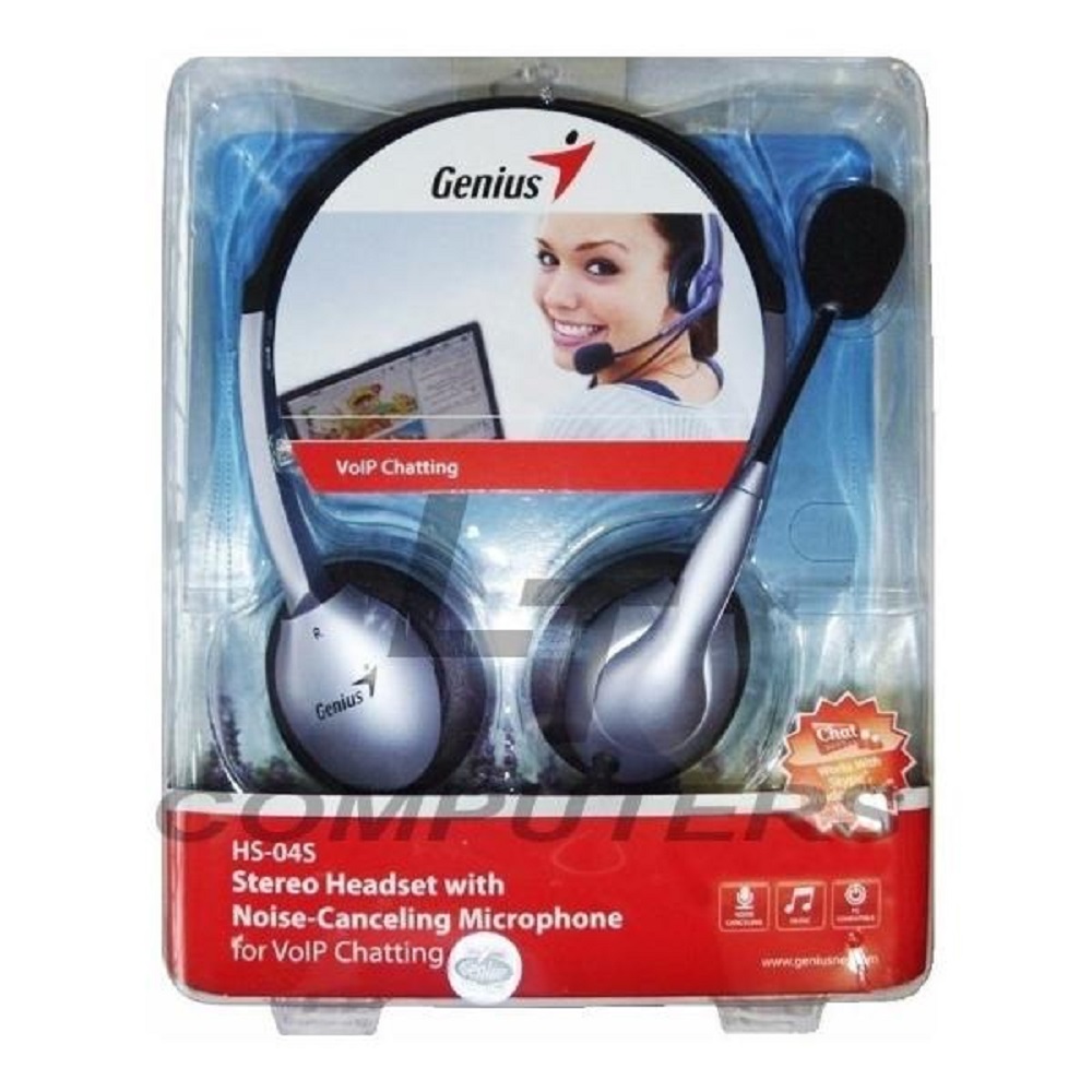 Imagen de GENIUS VINCHA HS-04S CHAT PLUG 3.5 X2