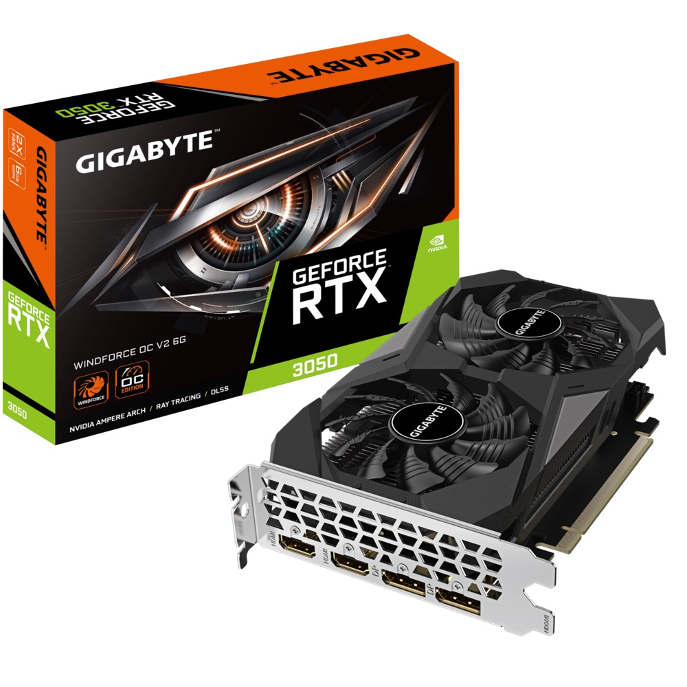 GIGABYTE GEFORCE RTX3050 GV-N3050WF2OCV2-6GD