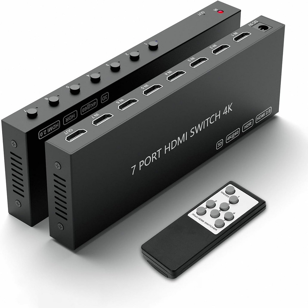 GENERICO KVM SWITCH 7 PORT HDMI