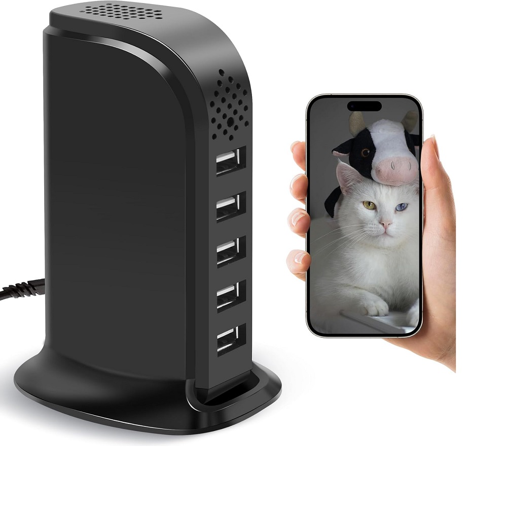 HSKAH CAMARA ESPIA C/CARGADOR USB WIFI