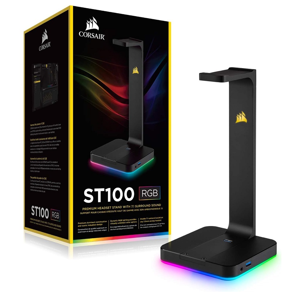 Imagen de CORSAIR HEADSET STAND CG-RGB CA-9011167-NA