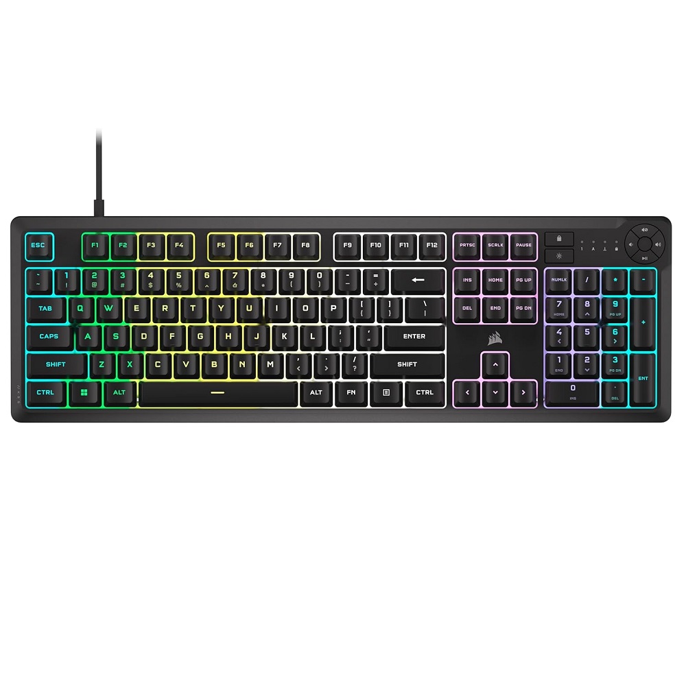 Imagen de CORSAIR TECLADO K55 CORE-BLK-RBRDME-ZND RGB CH-9226C65-NA