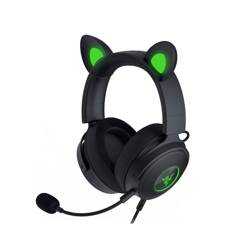 Imagen de RAZER VINCHA KRAKEN KITTY V2 PRO RGB BLACK RZ04-04510100-R3U1