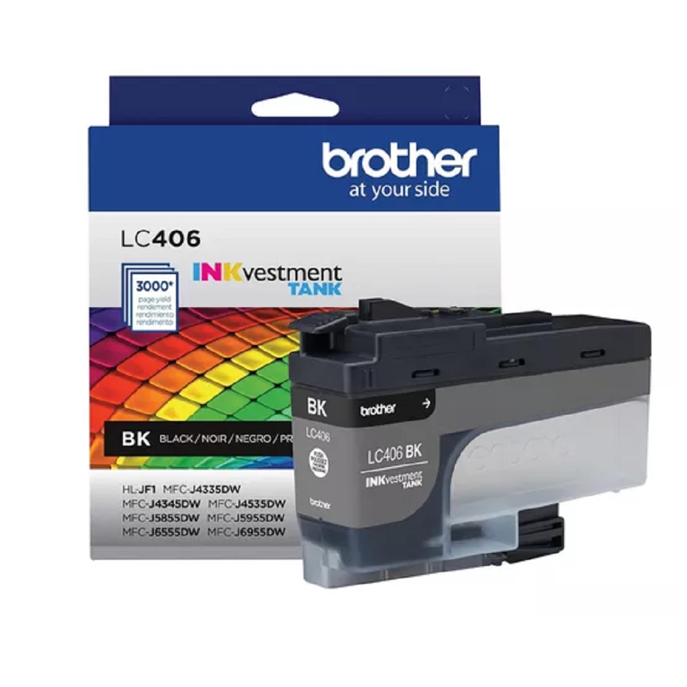 Imagen de BROTHER CARTUCHO TINTA LC406BKS BLACK