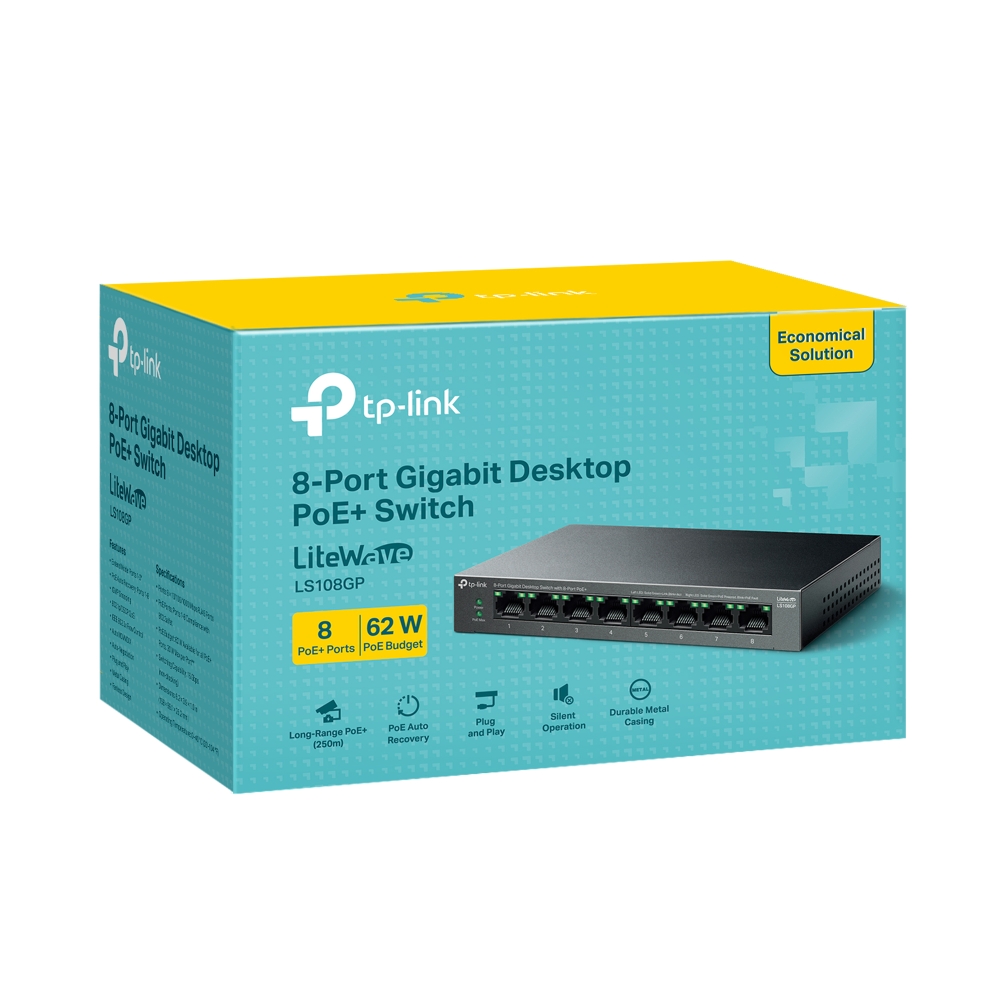 Imagen de TP-LINK SWITCH LS108GP