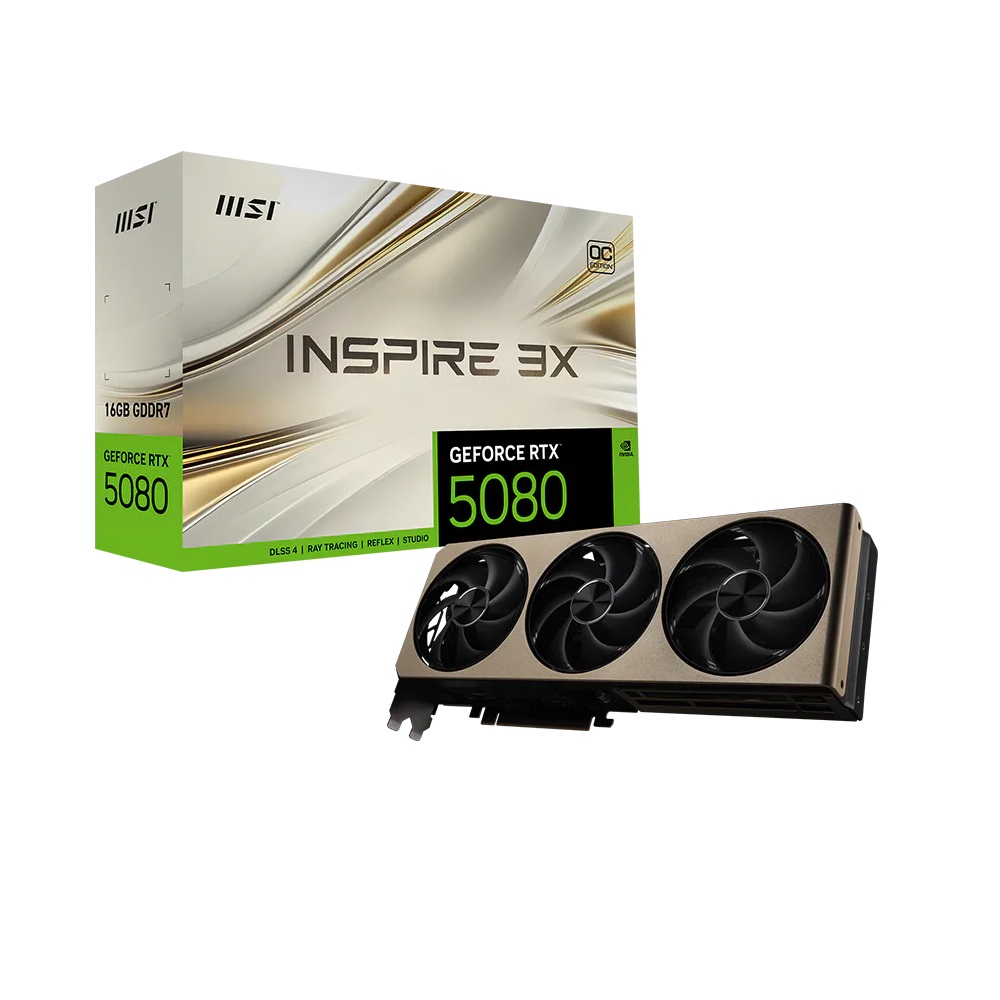 MSI GEFORCE RTX 5080 16G INSPIRE 3X OC