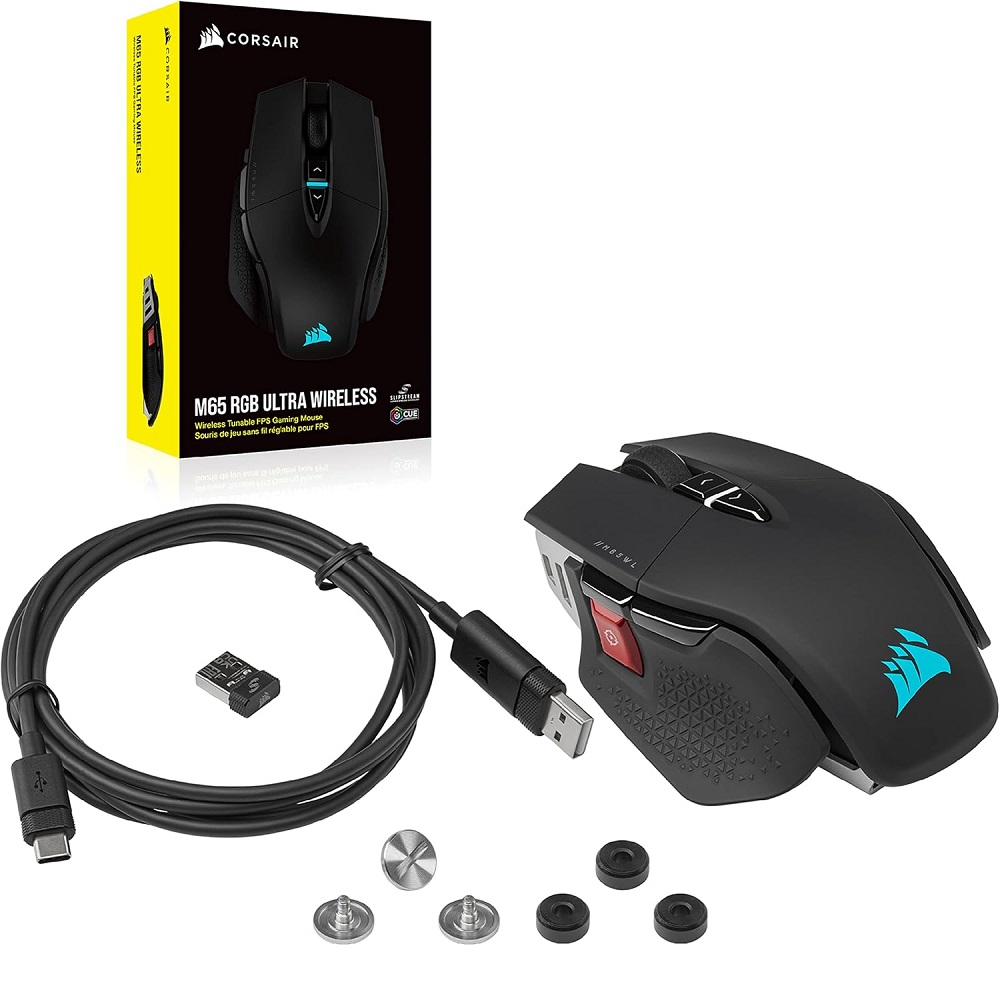 Imagen de CORSAIR MOUSE M65-ULTRA-WL-BLK-RGB CH-9319411-NA2