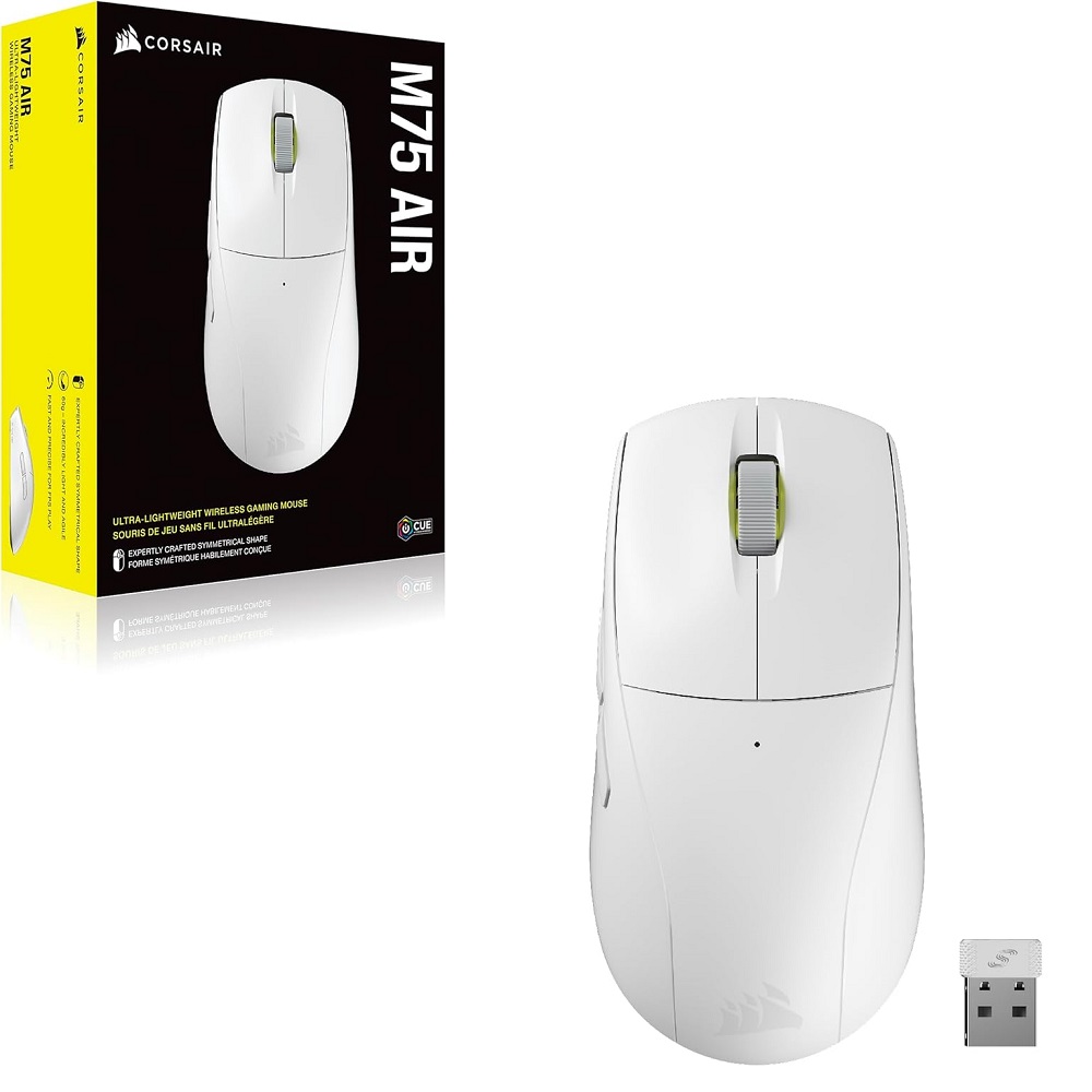 Imagen de CORSAIR MOUSE M75 AIR WL-WHT CH-931D101-NA