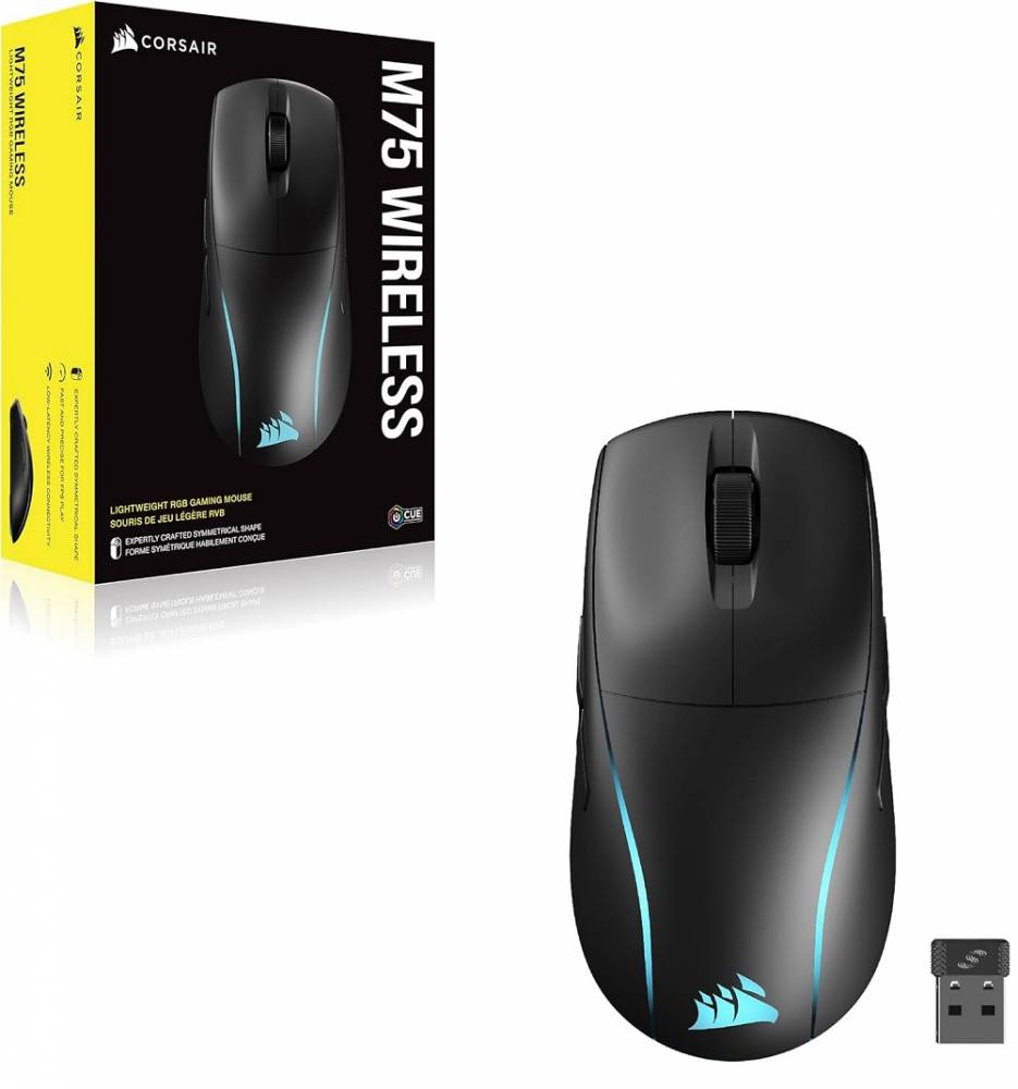 Imagen de CORSAIR MOUSE M75 WL-BLK-RGB CH-931D010-NA