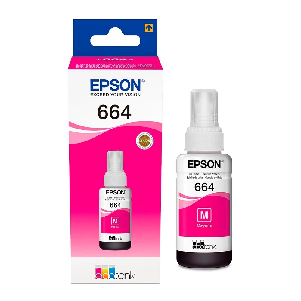 Imagen de EPSON BOTELLA DE TINTA MAGENTA T664320