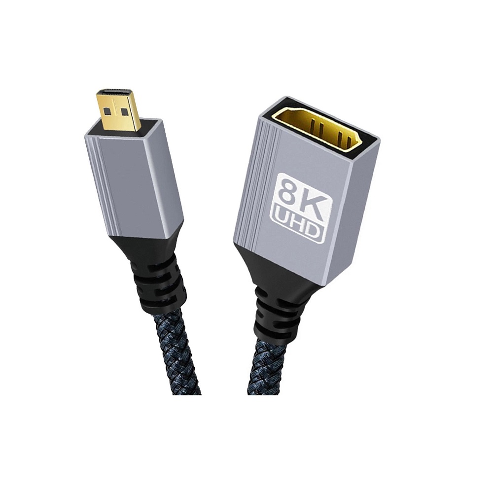 GENERICO ADAPTADOR MICRO HDMI A HDMI 8K