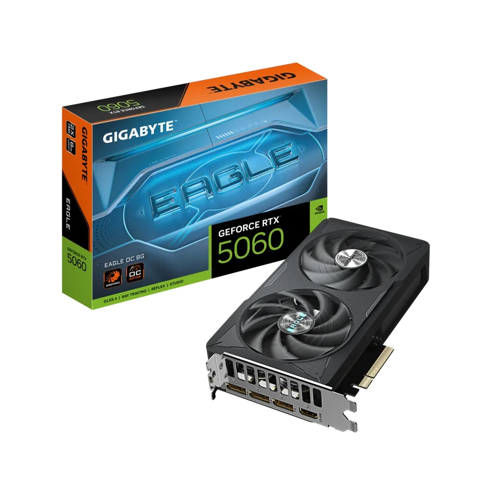Imagen de GIGABYTE GEFORCE RTX 5060 EAGLE GV-N5060EAGLE OC-8GD