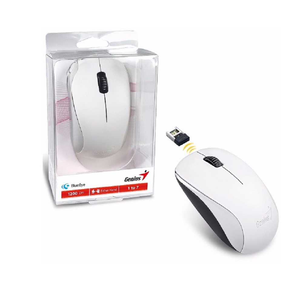 Imagen de GENIUS MOUSE INALAMBRICO NX-7000 BLANCO