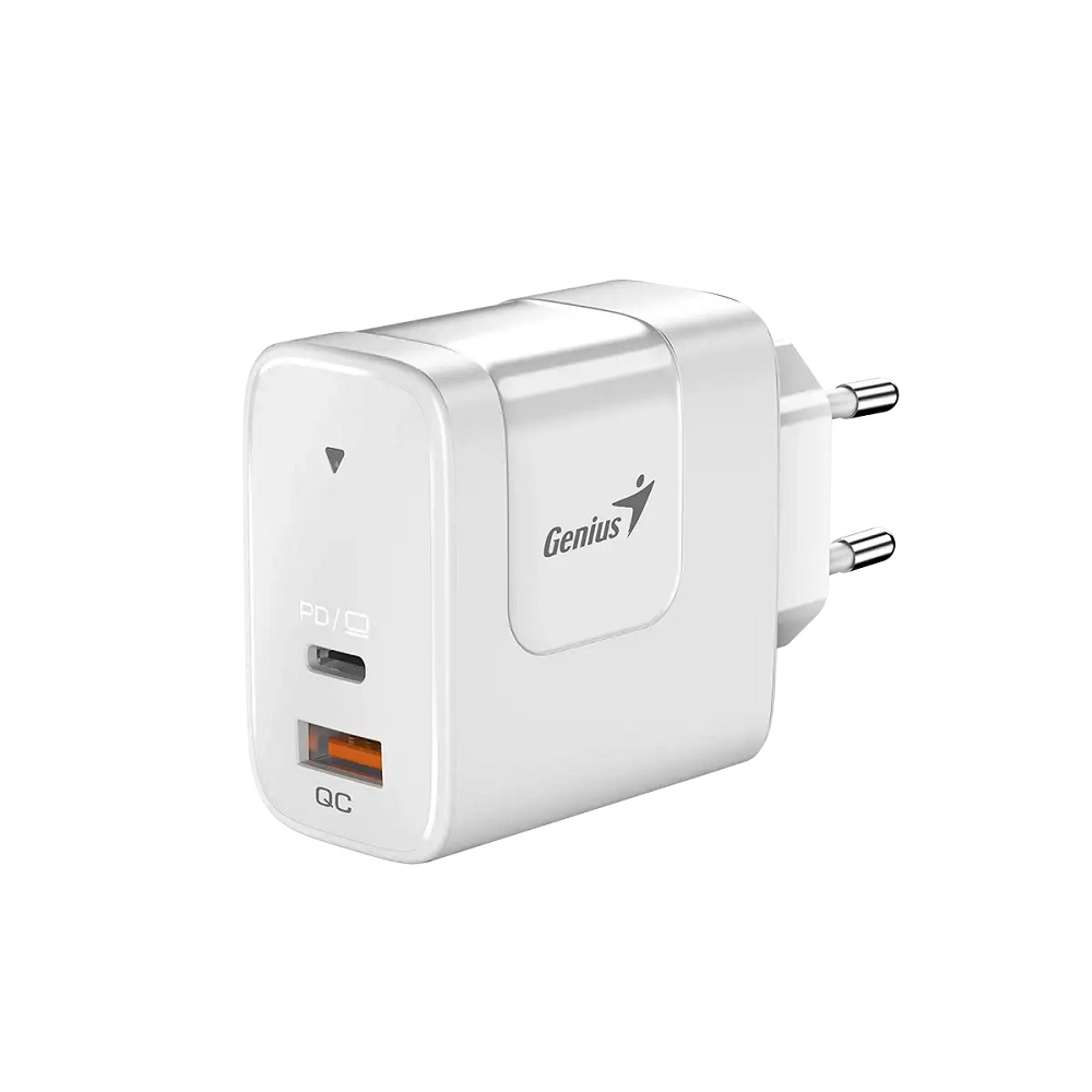 GENIUS CARGADOR 65W PD-65AC WHITE