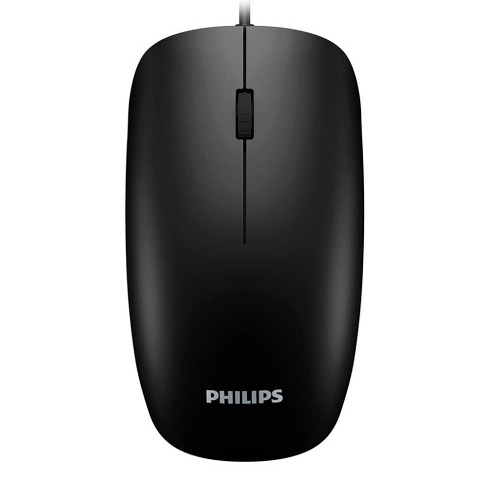 Imagen de PHILIPS MOUSE OPTICO 1000 DPI M212BS BK