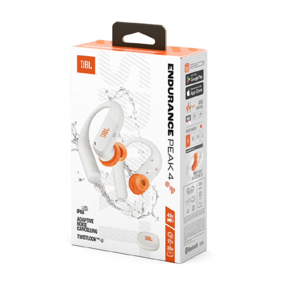 JBL AURICULAR ENDRUANCE PEAK 4 WHITE 