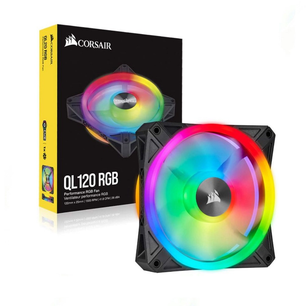 Imagen de CORSAIR COOLER QL120 RGB 120MM CO-9050097-WW