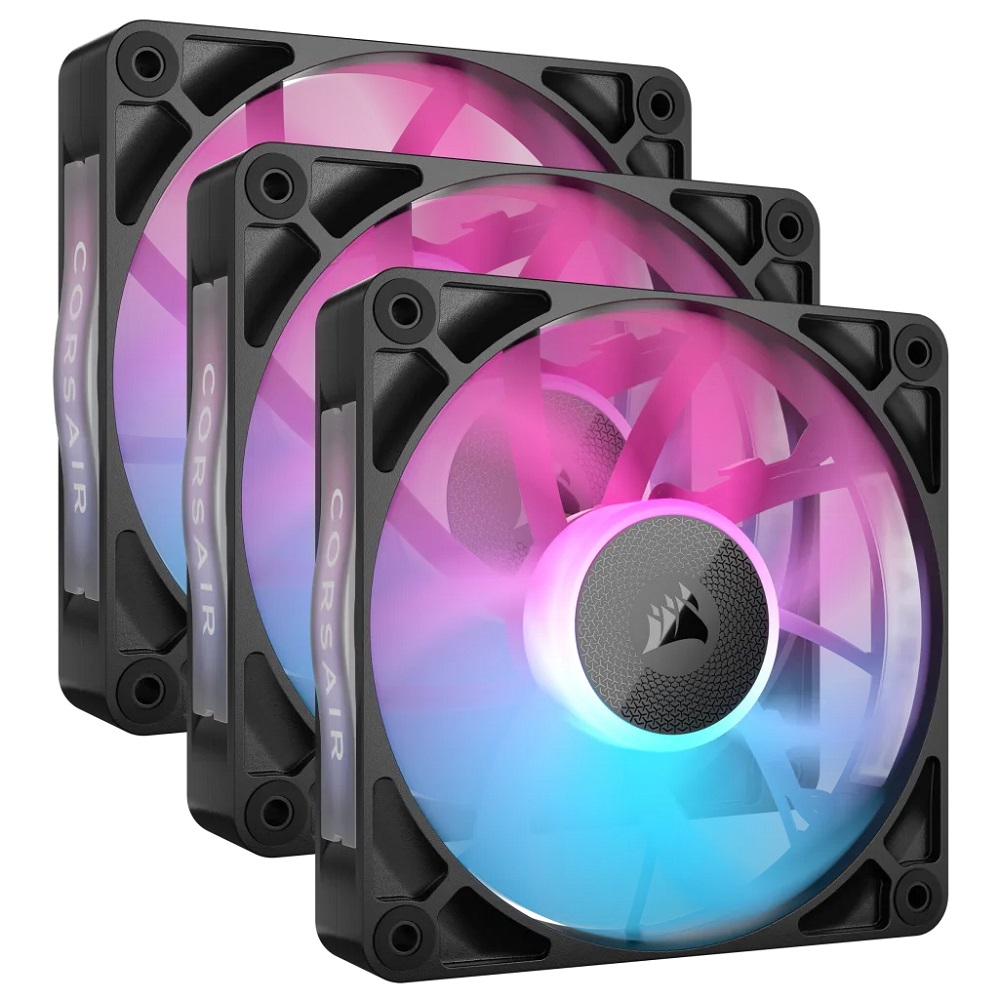 Imagen de CORSAIR KIT DE FANES ICUE LINK RX120 RGB 120MM CO-9051018-WW