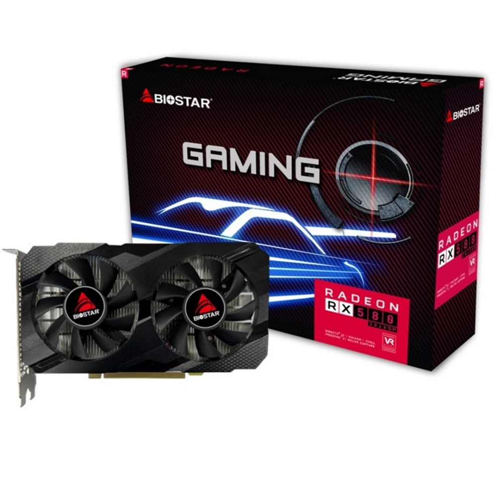Imagen de BIOSTAR RADEON RX580 2048SP 8GB DDR5