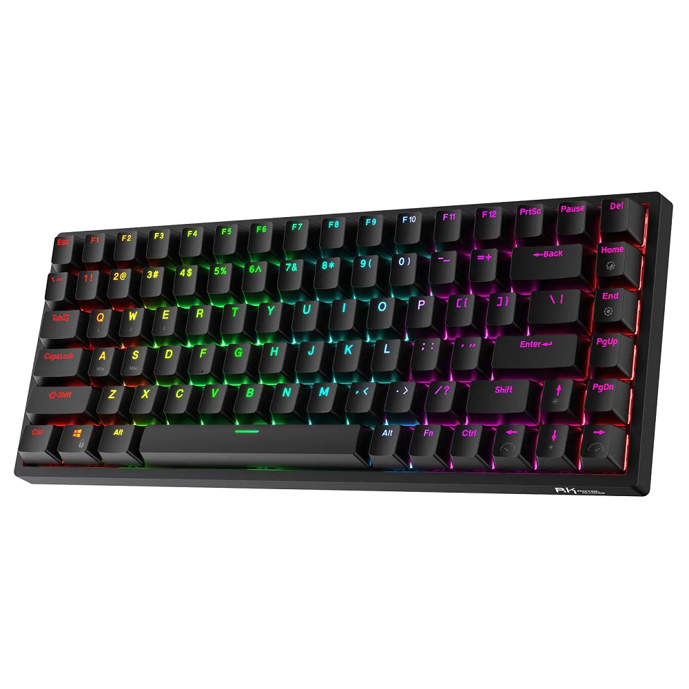 RK ROYAL KLUDGE TECLADO RK84 BLACK SWITCH BROWN