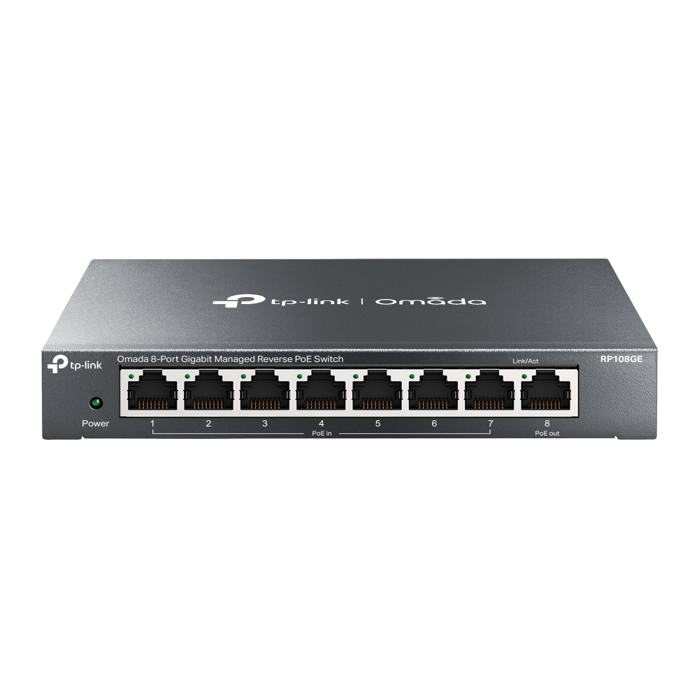 Imagen de TP-LINK SWITCH TL-RP108GE 8 PUERTOS