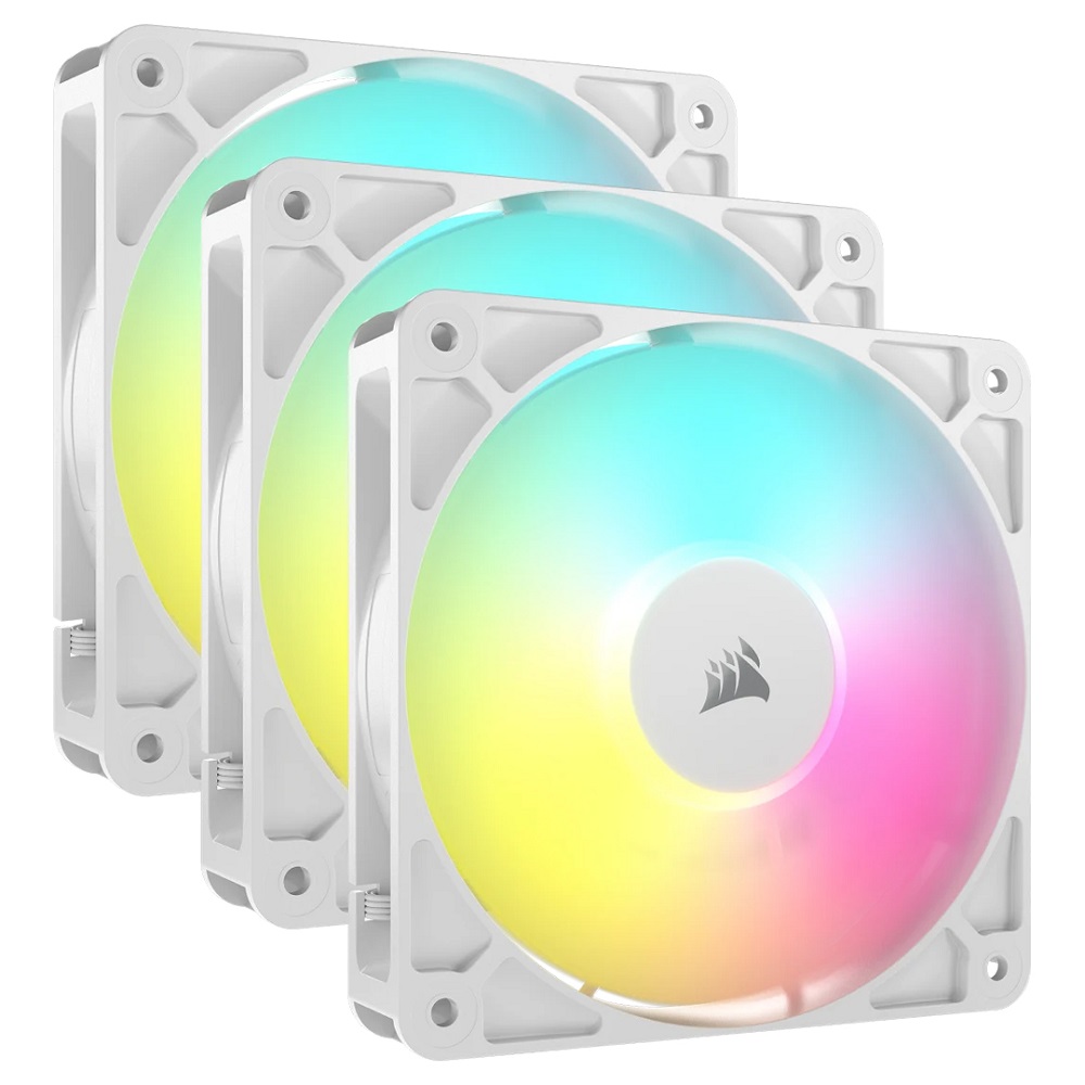 Imagen de CORSAIR RS120 ARGB WH PACK 3 CO-9050185-WW