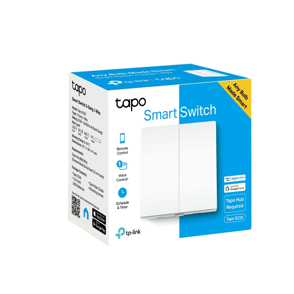 TP-LINK INTERRUPTOR PARA PARED  TAPO S220