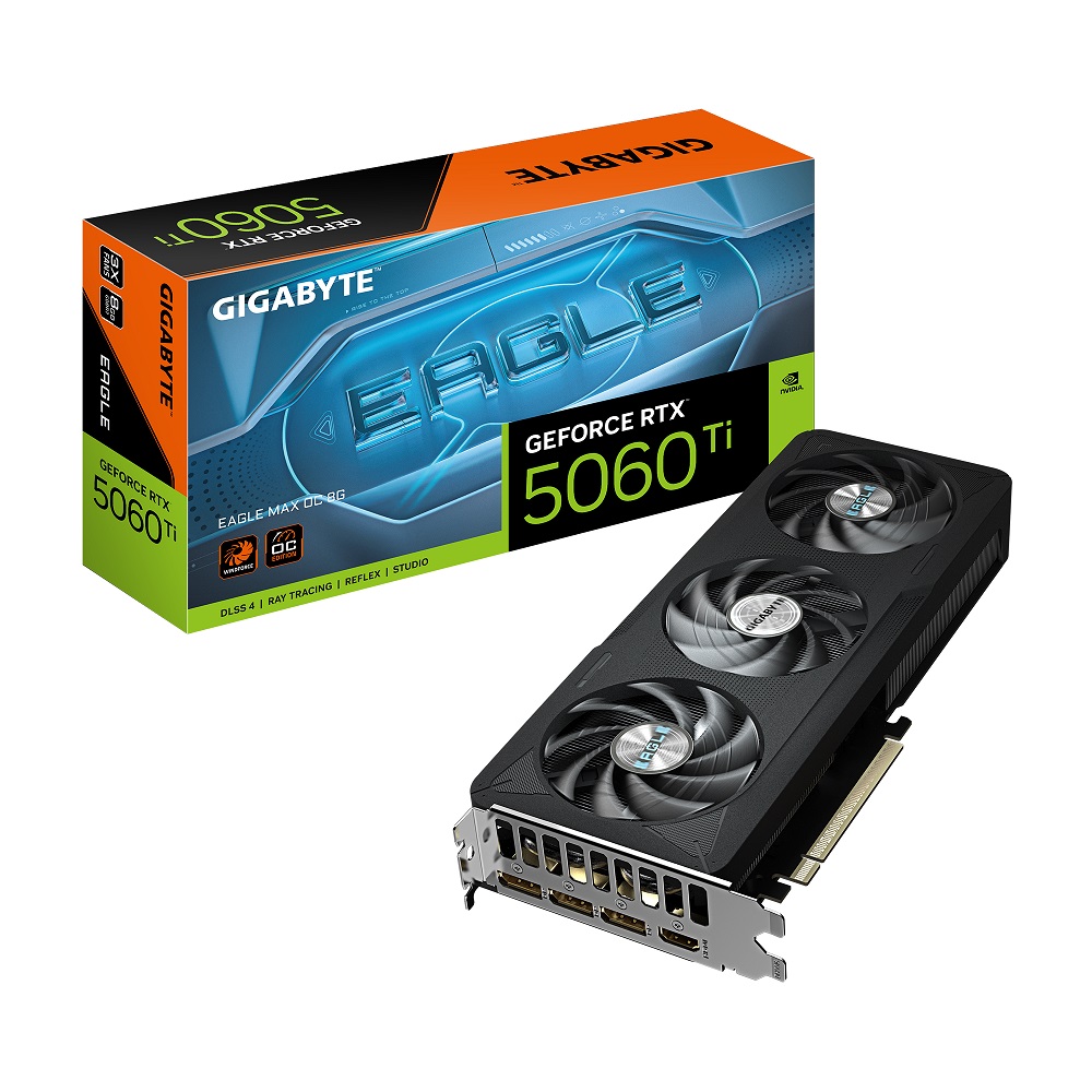 Imagen de GIGABYTE GEFORCE RTX 5060 TI GV-N506TEAGLEMAX OC-8GB