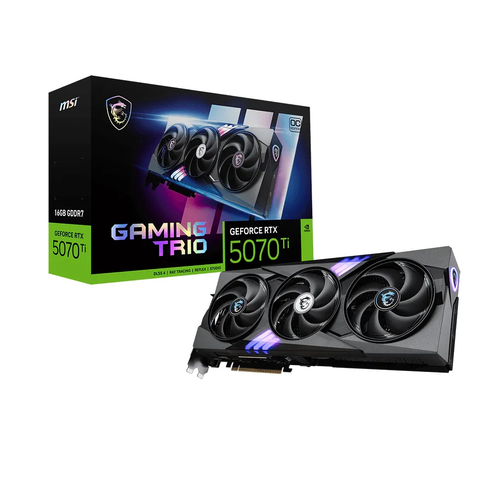 MSI GEFORCE RTX 5070 TI 16G GAMING TRIO OC