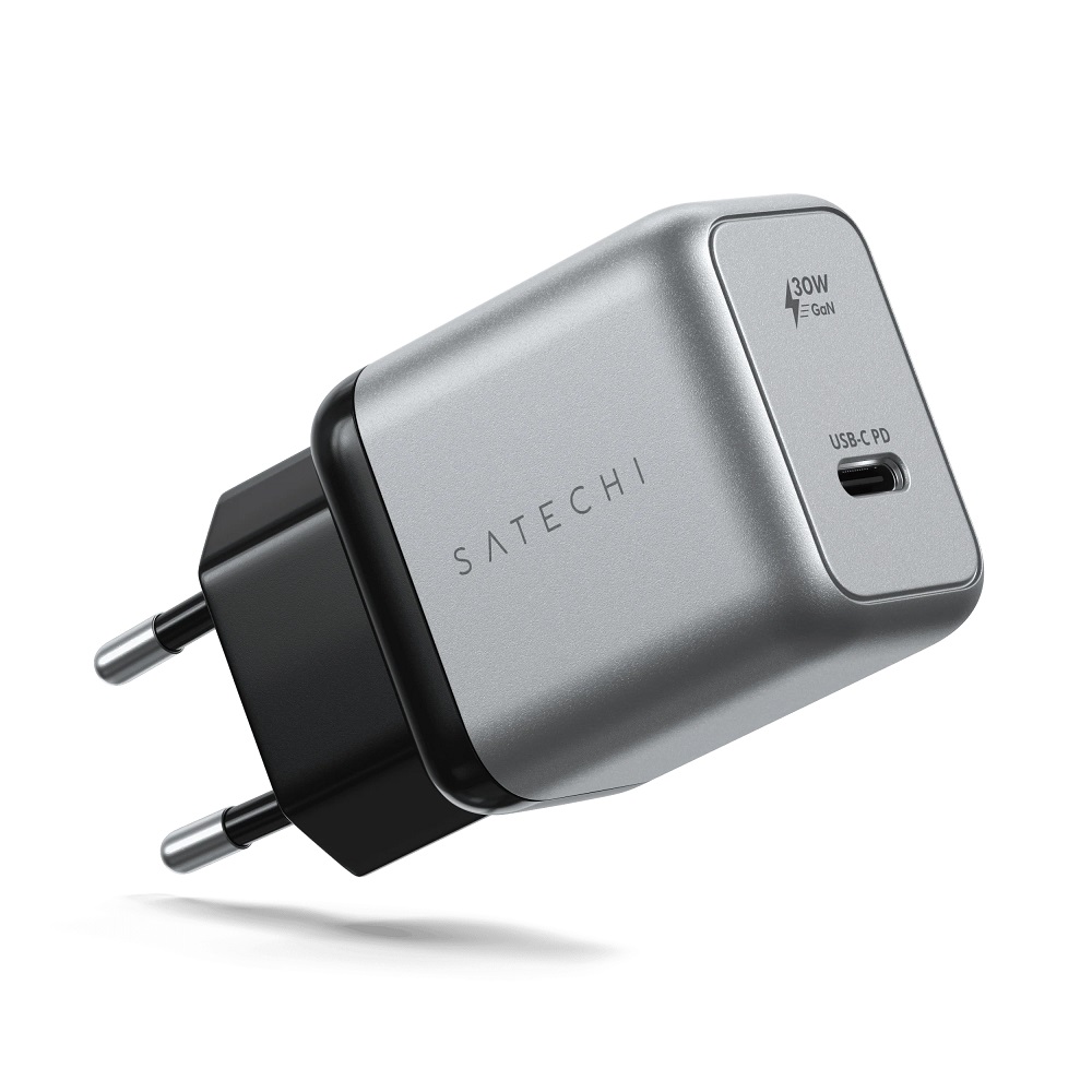 Imagen de SATECHI CARGADOR 30W USB C GAN WALL EU ST-UC30WCM-EU