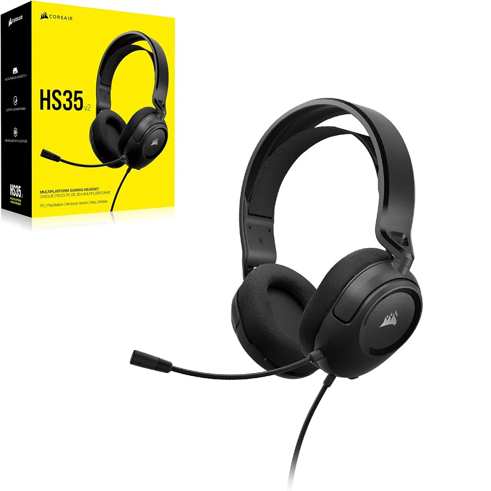 Imagen de CORSAIR VINCHA HS35 V2 CARBON CA-9011377-NA