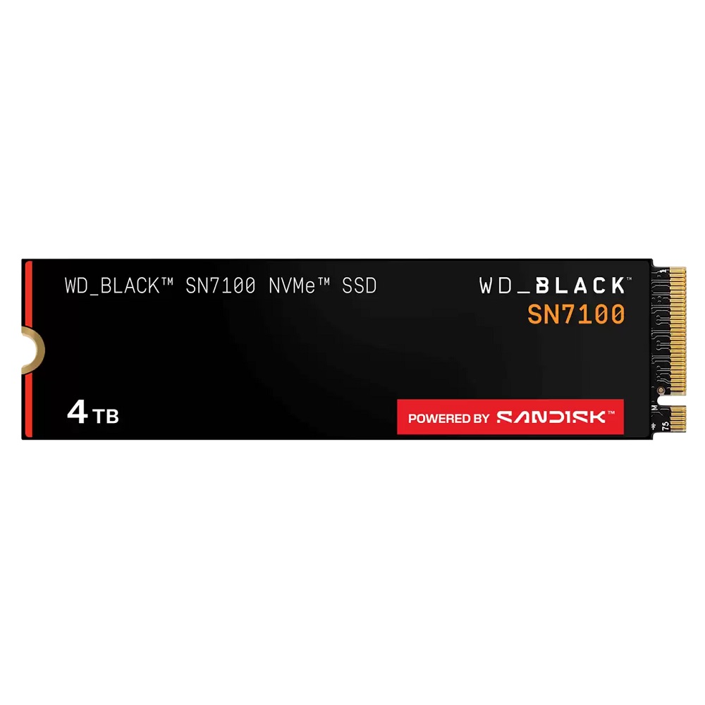 Imagen de WESTERN DIGITAL DISCO SSD M.2 SN7100 BLACK 4TB