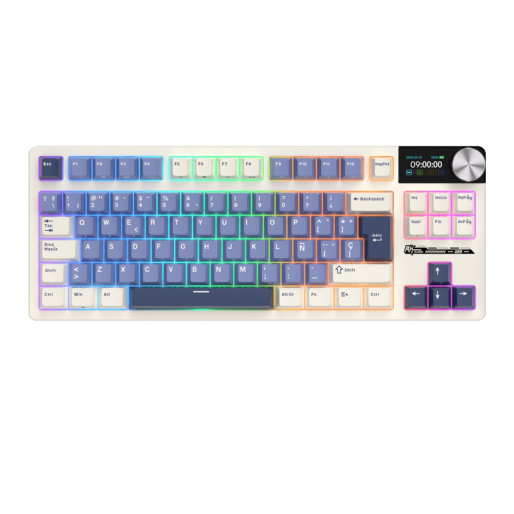 Imagen de RK ROYAL TECLADO S85 HORIZON BLUE CLOUD SWITCH