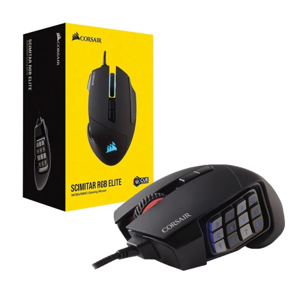 Imagen de CORSAIR MOUSE SCIMITAR RGB CH-9304211-NA
