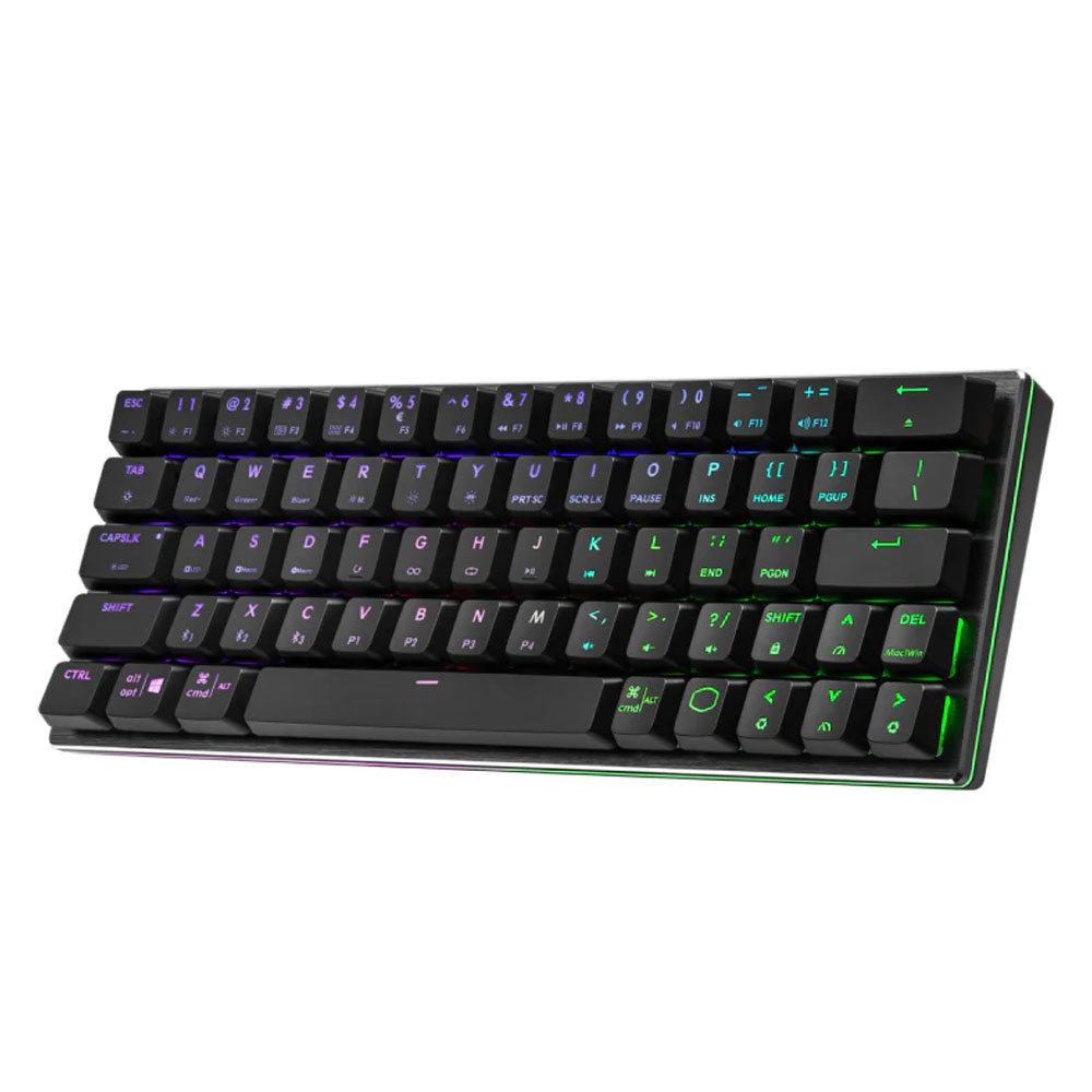 Imagen de COOLER MASTER TECLADO SK622 BLACK SWITCH BROWN SK-622-GKTM1