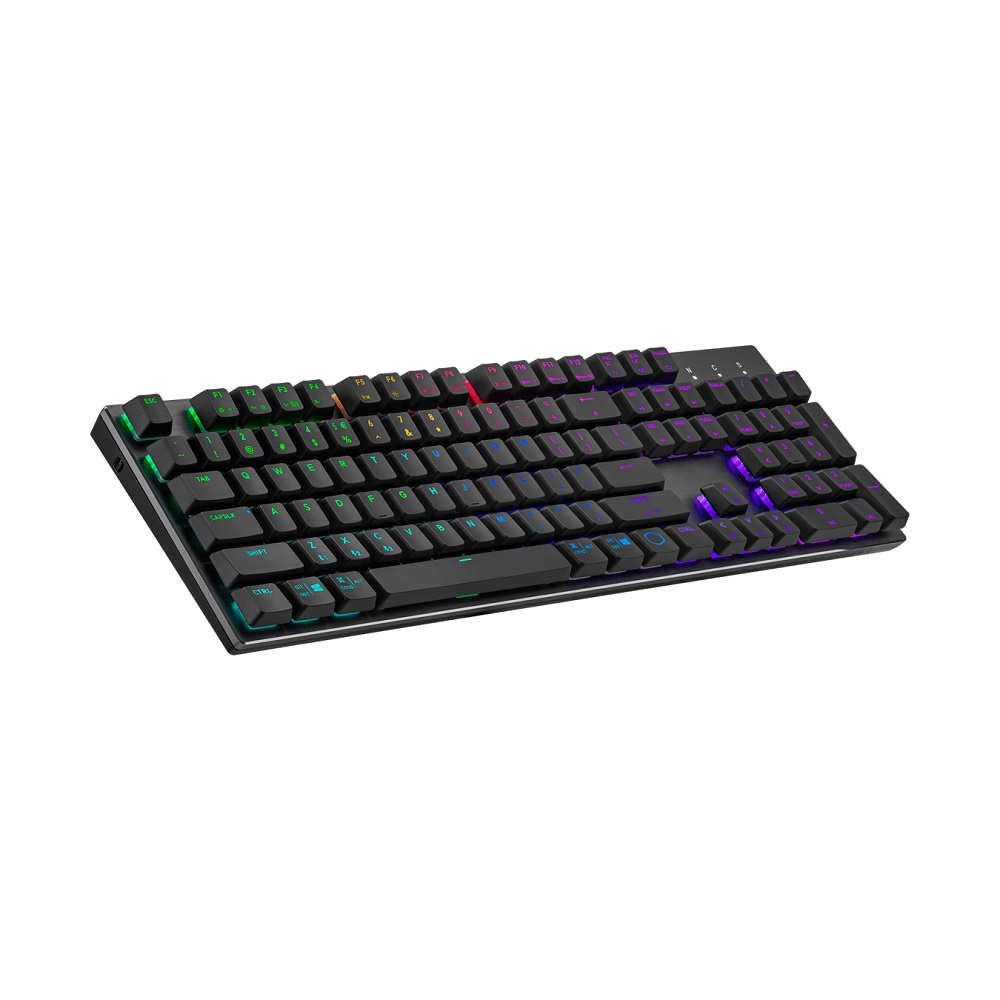 Imagen de COOLER MASTER TECLADO SK653 BLAC SWITCH RED