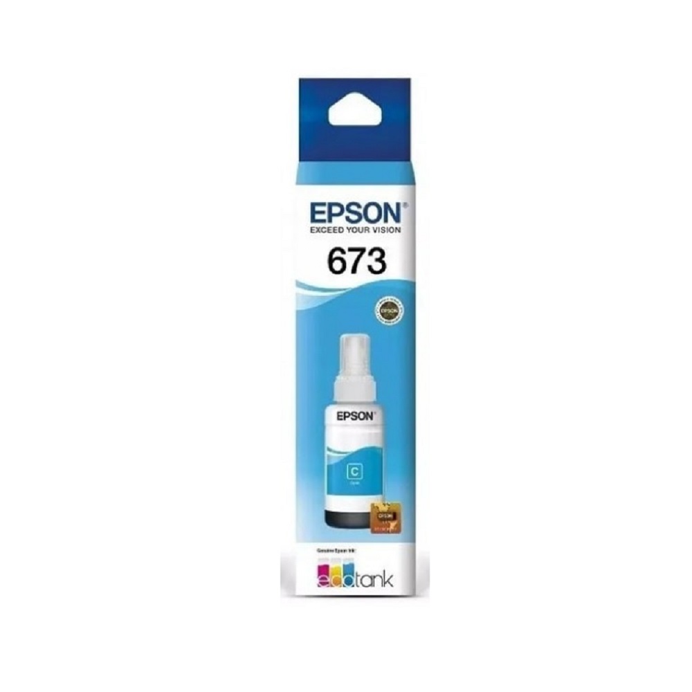 Imagen de EPSON BOTELLA DE TINTA T673220 CYAN