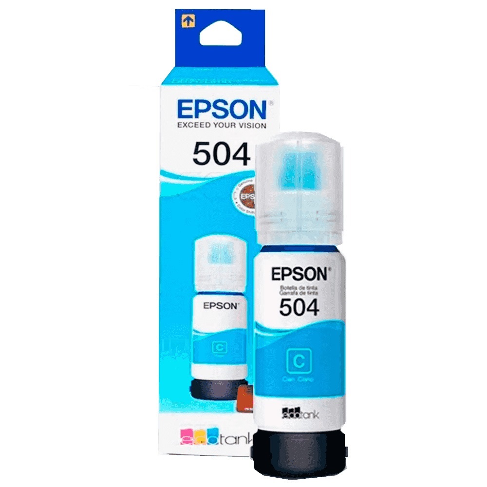 Imagen de EPSON BOTELLA DE TINTA CYAN T504220-AL