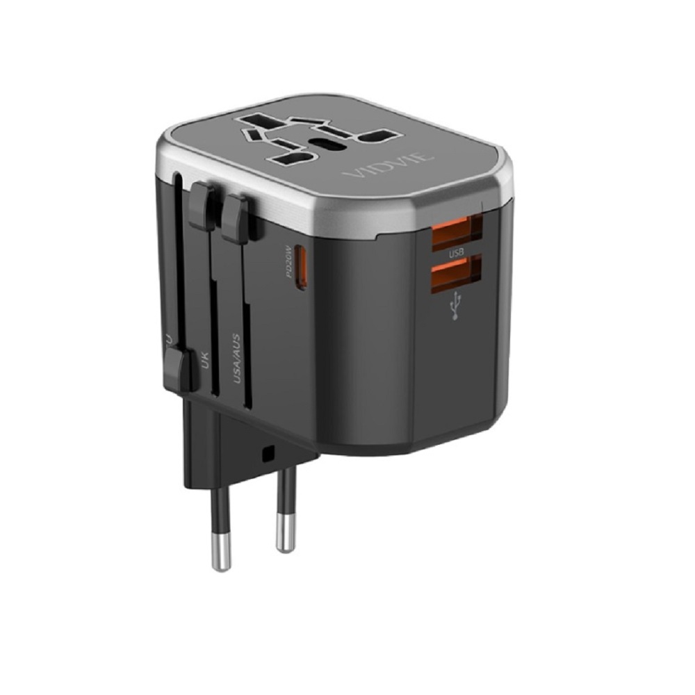 Imagen de VIDVIE CARGADOR DE VIAJE TA4404 20W UNIVERSAL