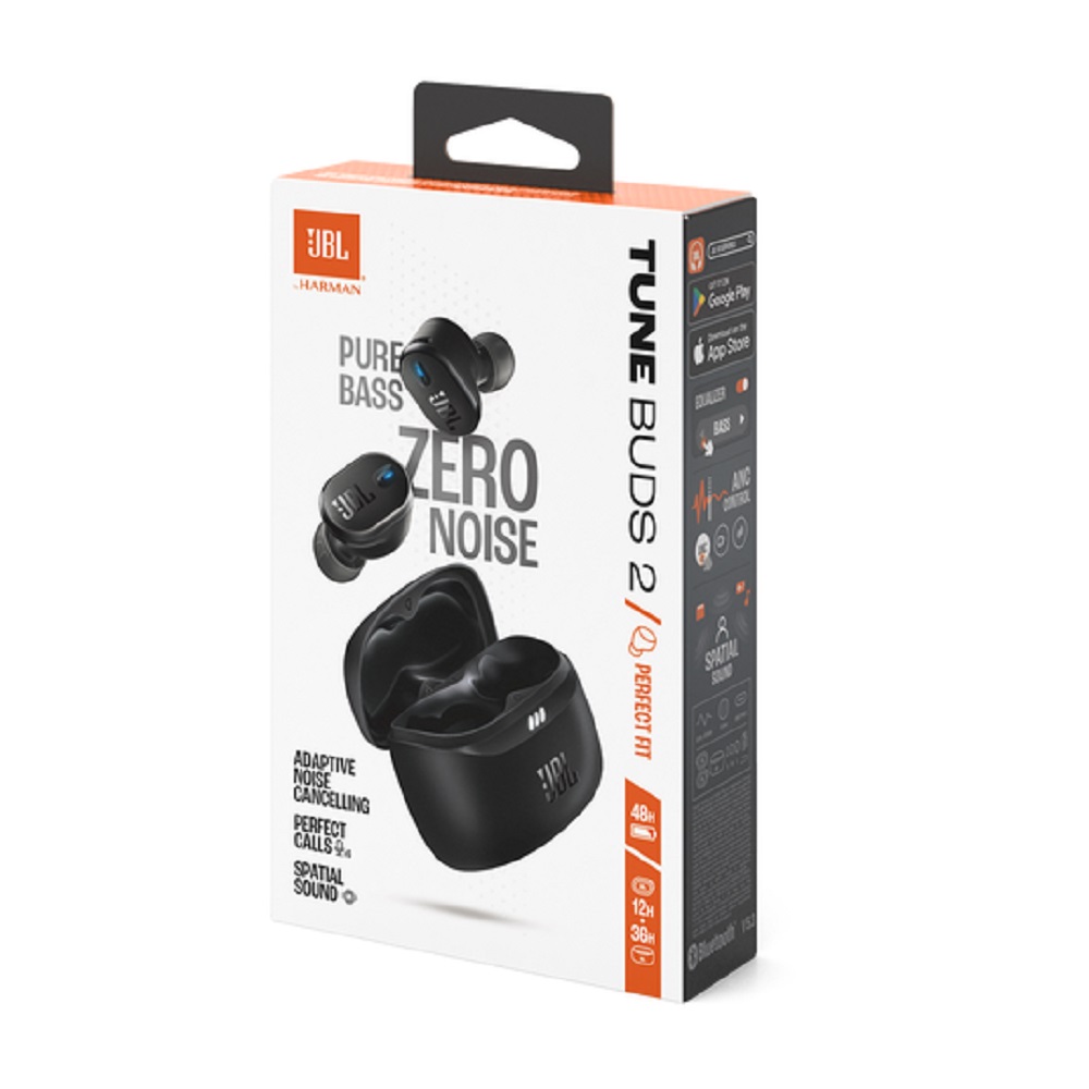 Imagen de JBL AURICULAR TUNE BUDS 2 TWS BLACK JBLTBUDS2BLKAM