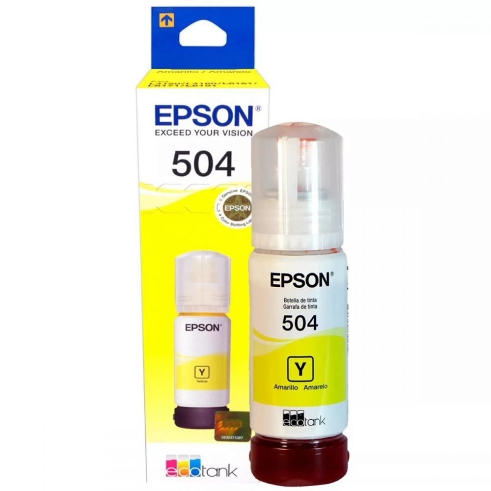Imagen de EPSON BOTELLA DE TINTA YELLOW T504420-AL