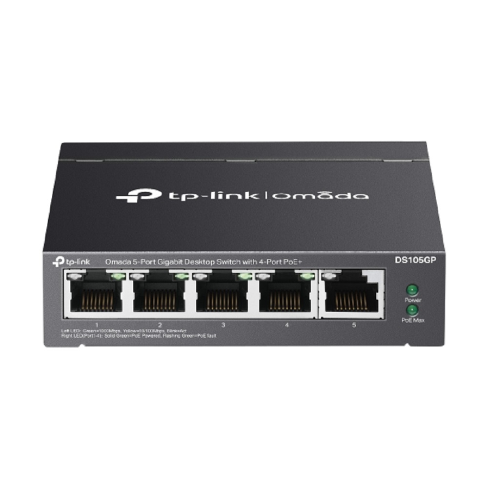 Imagen de TP-LINK SWITCH DS105GP 5 PORT