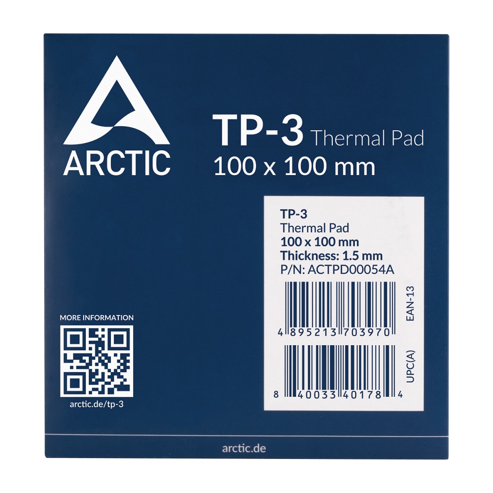 ARCTIC ALMOHADILLA  TERMICA TP-3 100X100MM 1.5MM