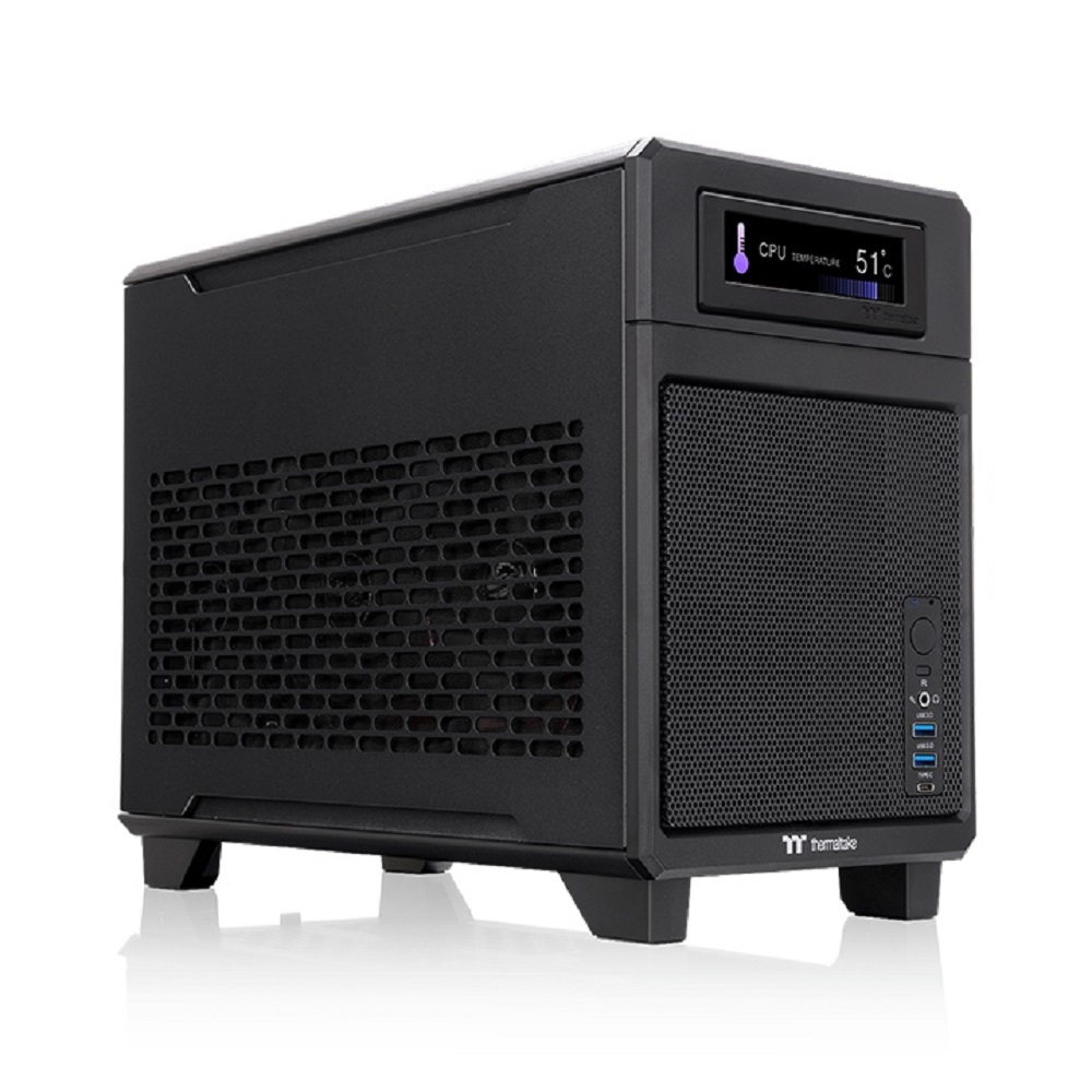 Imagen de THERMALTAKE GABINETE TR100 MINI TOWER BK CA-11A-00S1NN-00