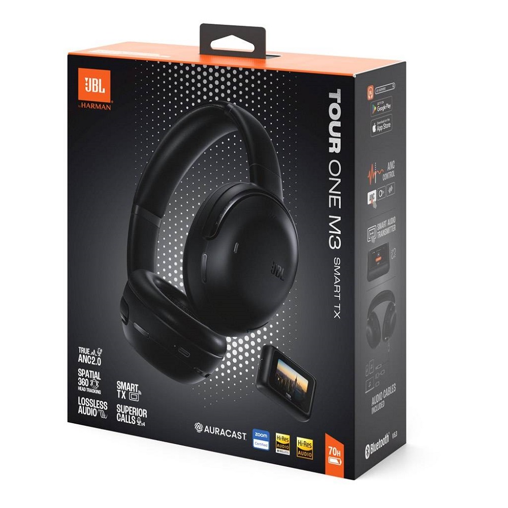 JBL VINCHA TOUR ONE M3 SMART TX BLACK