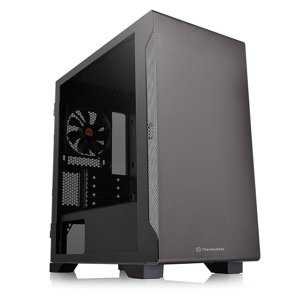 Imagen de THERMALTAKE GABINETE S100 TG BLACK CA-1Q9-00S1WN-00