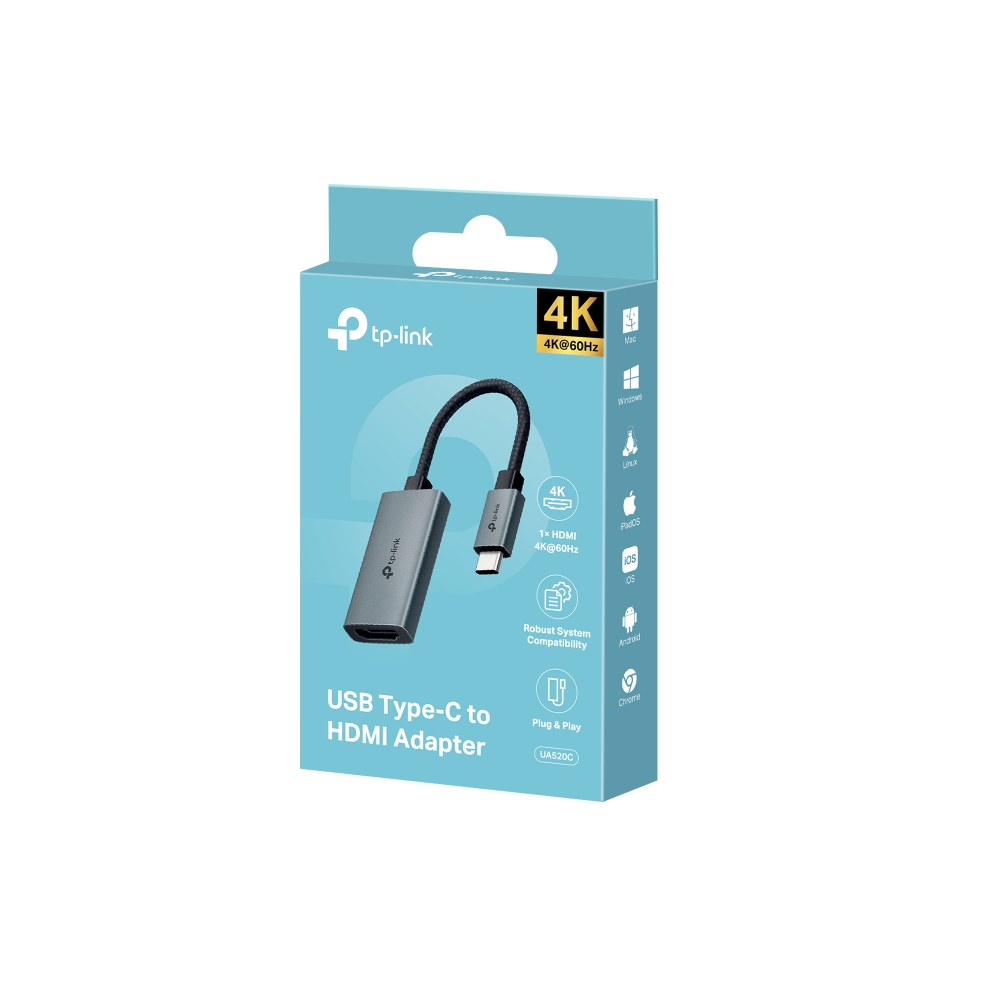 Imagen de TP-LINK ADAPTADOR UA520C USB TIPO C A HDMI