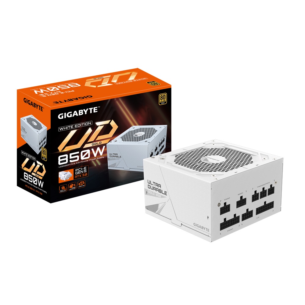 Imagen de GIGABYTE FUENTE 850W WHITE GP-UD850GM PG5W