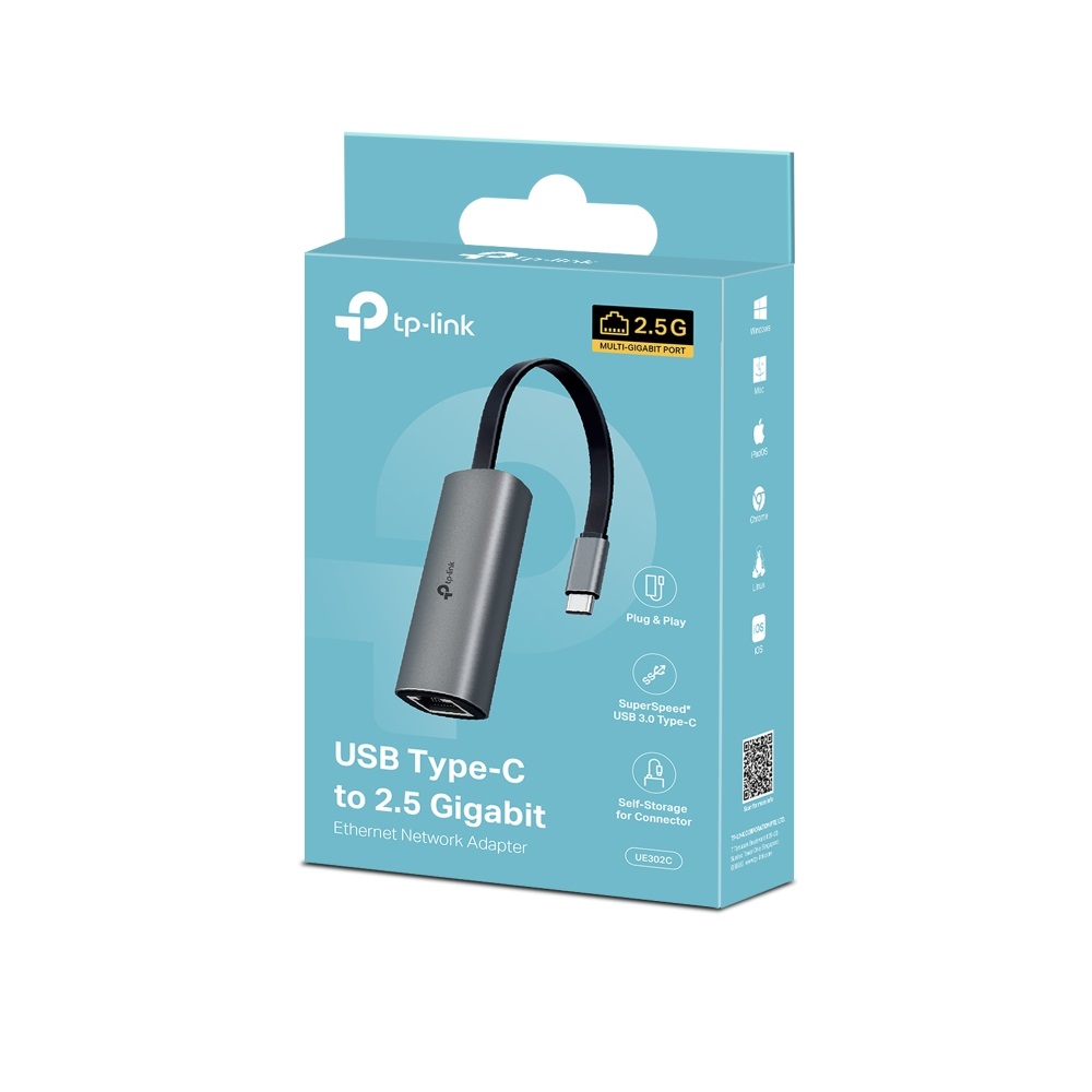 Imagen de TP-LINK ADAPTADOR UE302C USB-C