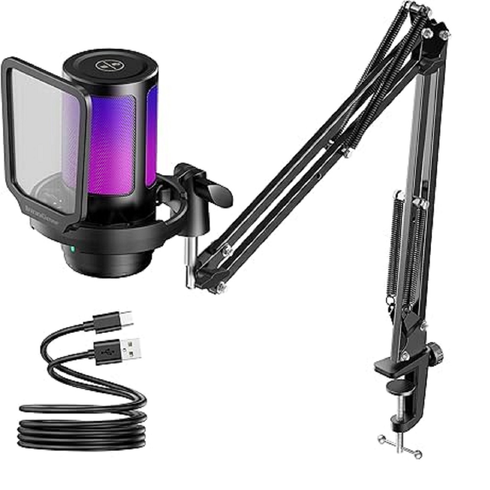 Imagen de INNOGEAR MICROFONO CM38X BLACK RGB